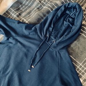 Casual Blue Hoodie